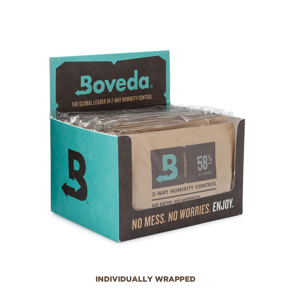 Boveda Size 67 for Cannabis, 58% RH 12-Pack