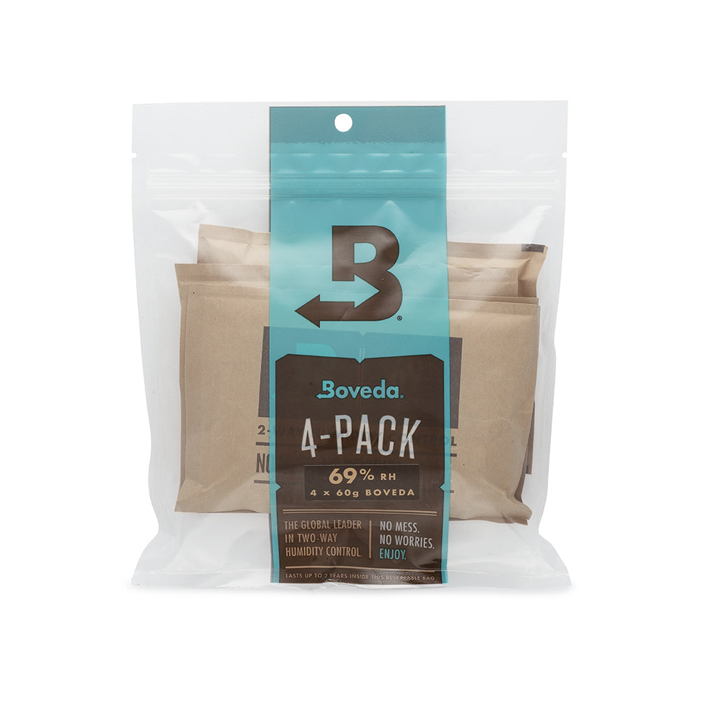 Boveda 69% RH 4-Pack Size 60 for your Cigar Humidor