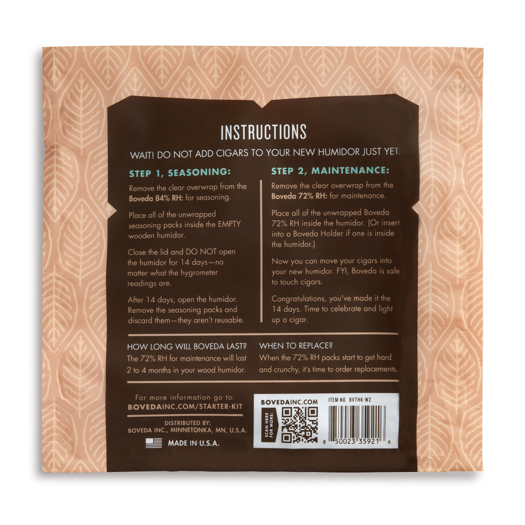 NEW! Boveda 50Count Humidor Starter Kit Boveda® Official Site