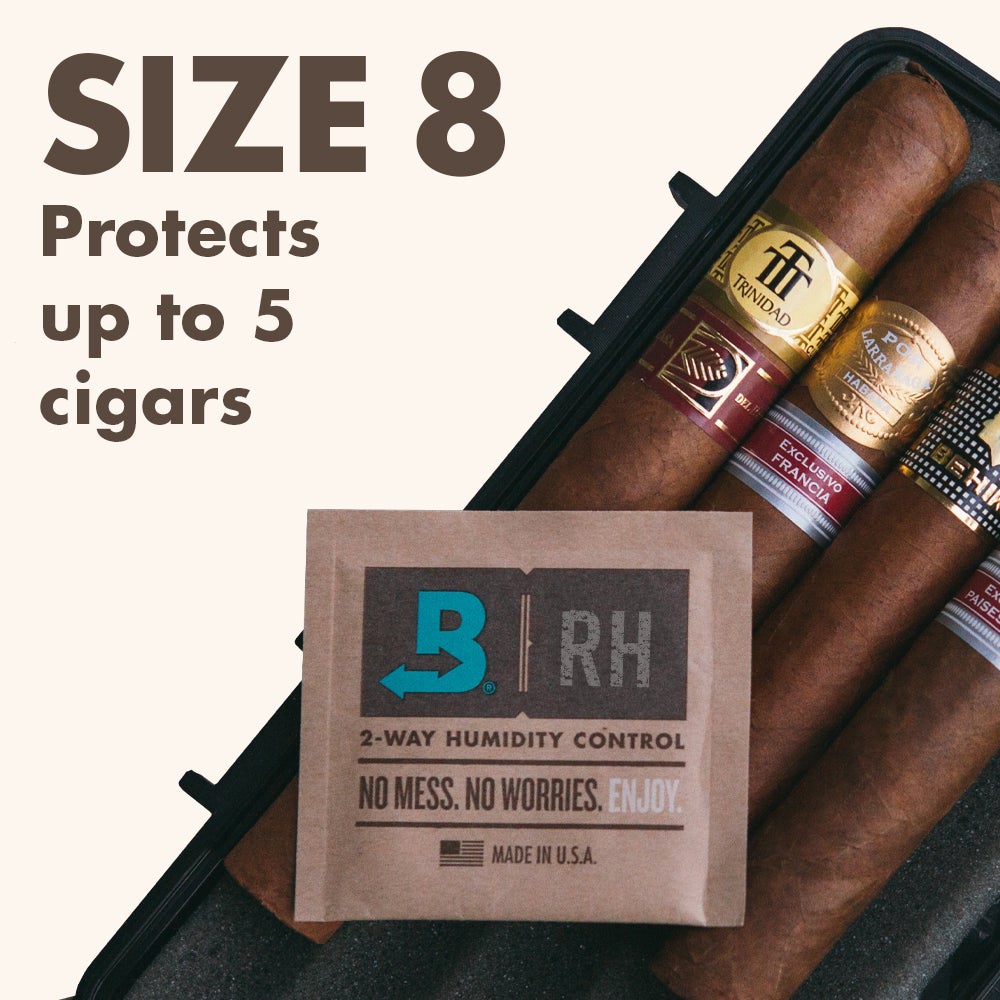 Boveda size 8 protects up to 5 cigars