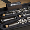 Boveda fabric Holder inside a Clarinet case