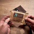 Boveda 49% RH being removed from plastic overwrap