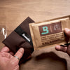 Boveda 49% RH being removed from plastic overwrap