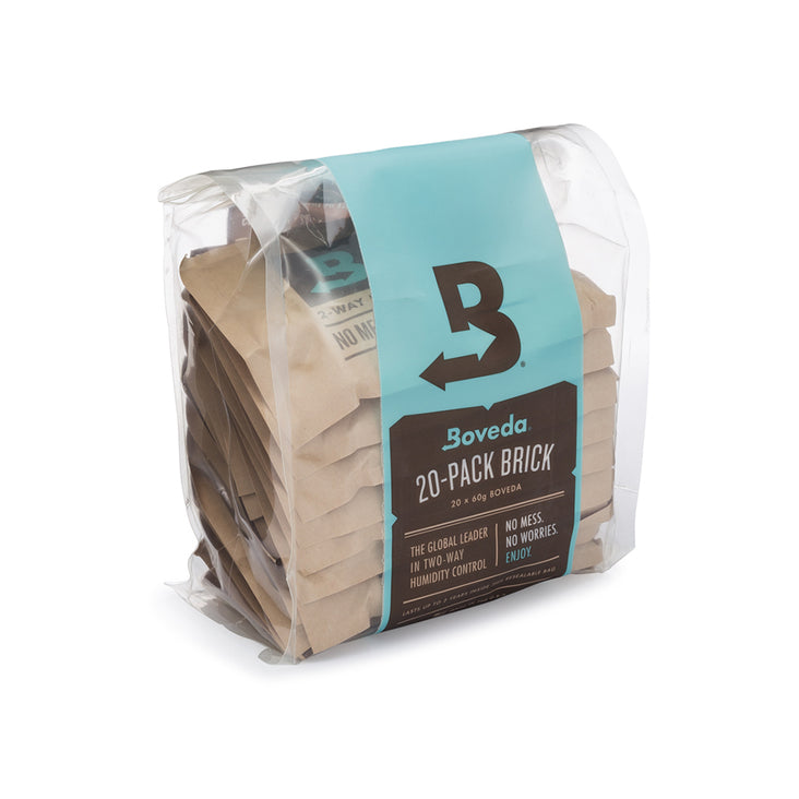 Boveda 72% RH 20-Pack Brick Size 60 for Cigar Humidity