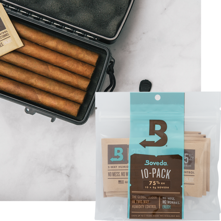 boveda pack for travel humidor