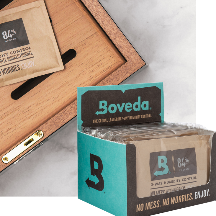 Boveda for Seasoning a Humidor 12-Pack Cube Size 60