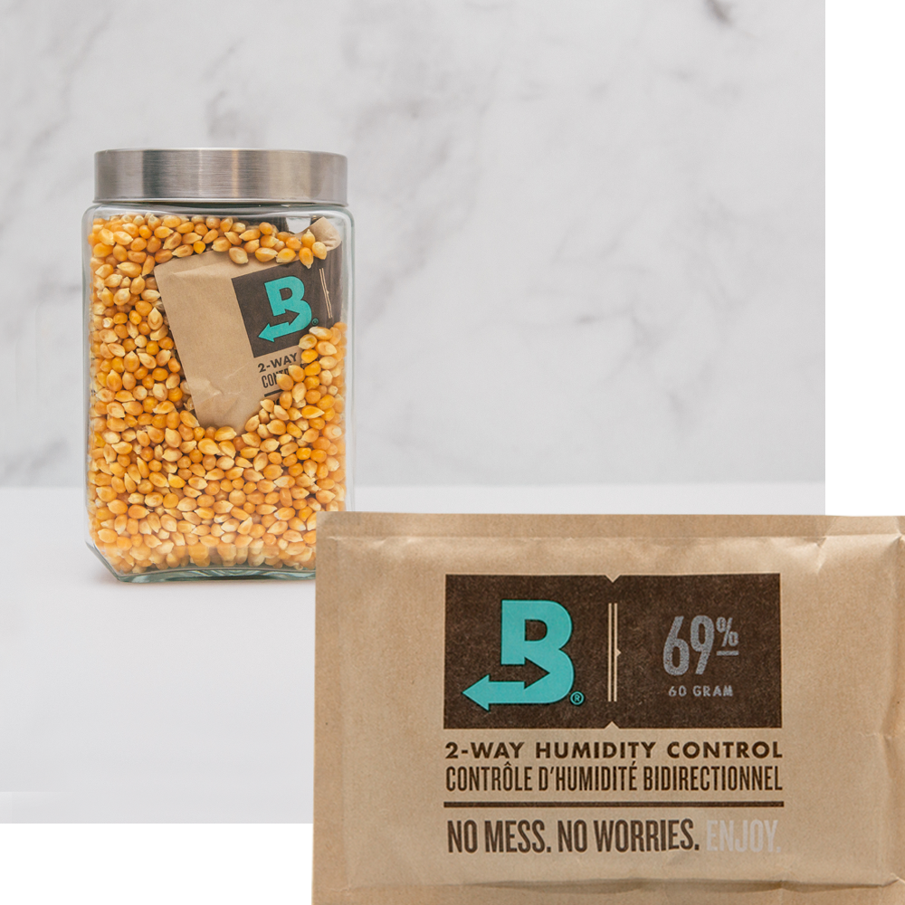 Boveda for Popcorn Storage