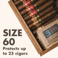 Size 60 Protects up to 25 cigars.