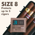 Size 8 Protects up to 5 cigars.